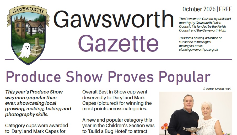 Cover of Gawsworth Gazette October 2025