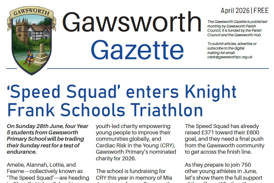 Gawsworth Gazette April 2026 Cover