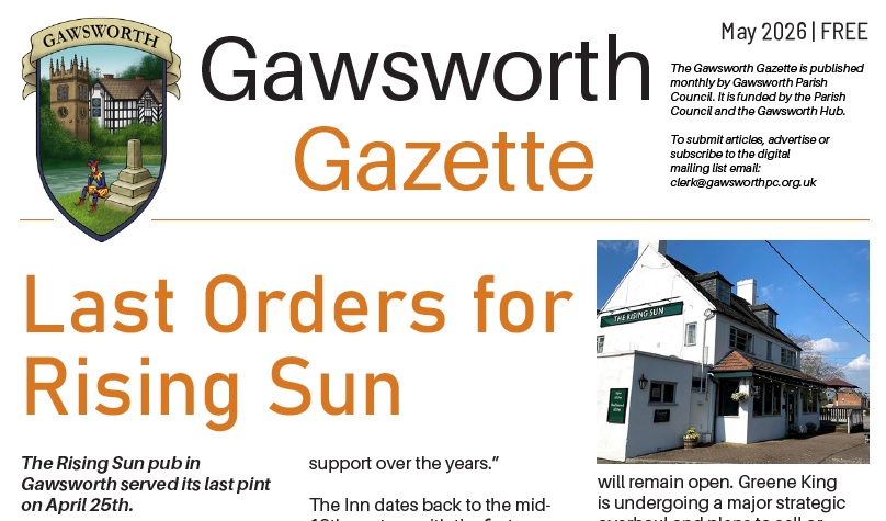 Gawsworth Gazette Cover May 2026